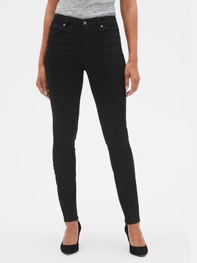 Gap Denim High Stretch Legging in Black Size 10/30 Regular Skinny NWOT!